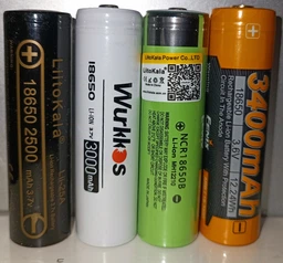 Аккумулятор LiitoKala 18650 Li-Ion Lii-25A, 2500 мАч (2450-2650 мАч) 3.7V (2.75-4.2V) 1 шт Black (Lii-25A)