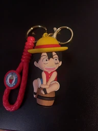 Ван Піс брелок One piece Великий куш манга Монкі Д. Луффі Luffy Monkey Солом'яний капелюх на бочці брелок для ключів One piece_94 фото від покупців 1