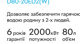 Бойлер Midea D100-20ED2(W) ECO фото від покупців 12