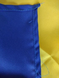 Флаг Украины государственный уличный габардин 90 см х 140 см Сине-желтый TM Novynka фото от покупателей 9