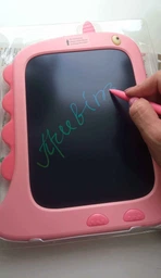 Планшет для малювання дитячий LCD графічний зі стилусом ігровий електронна дошка для малювання нотаток та записів кольоровий для дітей 8 5 дюймів творчий розвиваючий інтерактивний набір DobraMAMA Рожевий 69164 фото від покупців 4