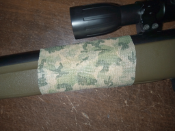 Маскировочная лента для оружия MONDIGOS 5см самофиксирующася эластичная лесная камуфляжная