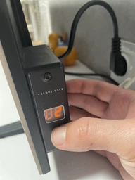 Керамічний обігрівач ZENHEISSER Eco HT-350s 30х60см з терморегулятором, чорний мармур + ніжки фото від покупців 1