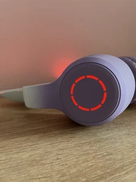 Детские беспроводные наушники CATEAR BT029I с ушками, LED-подсветкой, Bluetooth + AUX Сине-розовые фото от покупателей 7