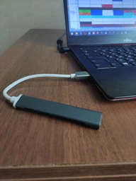 USB-хаб U&P U11 USB 3.0 - USB 3.0 + 3 x USB 2.0 Grey (SWE-U11-GY) фото від покупців 4