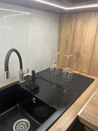 Килимок для сушіння посуду EVAPUZZLE KITCHEN 50x30 см (сушарка для посуду, килимок для кухні, під посуд) Бежевий фото від покупців 1