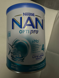 Смесь молочная сухая NAN 4 Optipro с 5 олигосахаридами и L. Reuteri для детей от 18 месяцев 800 г (8445291444225) фото от покупателей 2