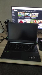 Ноутбук Acer Aspire 7 A715-42G-R0VS (NH.QBFEU.00A) Charcoal Black / AMD Ryzen 5 5500U / RAM 8 ГБ / SSD 512 ГБ / nVidia GeForce GTX 1650 / Підсвітка клавіатури фото від покупців 5