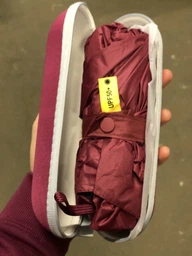 Карманный зонт в футляре капсула UFT Umbrella U1 Red фото от покупателей 3