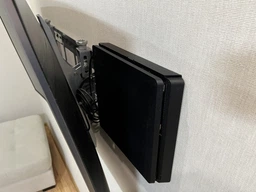 Крепление на стену ViMount PlayStation 4 PS4 SLIM + 2шт держателей для геймпадов Dualshock 4 черный фото от покупателей 3