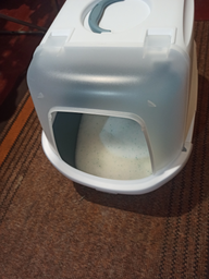 Туалет для кошек Stefanplast Cathy Easy Clean 56 х 40 х 40 см Голубовато-стальной (8003507986497) фото от покупателей 1