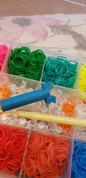 Набір гумок для плетіння браслетів Rainbow Loom, кейс 2400 шт