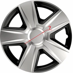 Колпаки Versaco Esprit Silver&Black R14