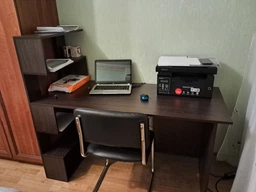 Стіл комп'ютерний з поличками лівоворуч RedWood Ванкувер Ш1416*В1226*Г600 Венге RLST24wenge
