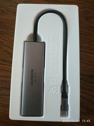 USB-хаб Ugreen CM511 5-в-1 USB-C > HDMI / 3xUSB 3.0 / PD 100W 4K-60Гц Темно-сірий (15597) фото від покупців 4
