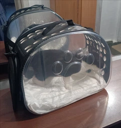 Сумка переноска mini Pet прозора для домашніх тварин (кішок, собак, кроликів і ін.) (Код: IBH010B)
