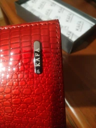 Кошелек женский кожаный Kafa RFID AE031 красный фото от покупателей 3