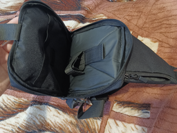 Тактична сумка з кобурою / чорна/ чоловіча/ месенджер/ 6 кишень/ Cordura фото від покупців 2