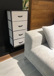 Комод побутовий LUMINARIA PERFECT GRAY 4B (органайзер для зберігання речей та одягу) фото от покупателей 6