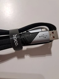 Кабель HOCO U119 USB для Type-C 5A, 1.2m, нілон, алюмінієві connectors, Black (6942007605007) фото від покупців 2