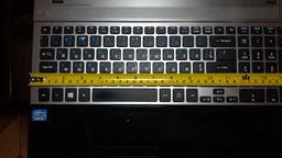 Наліпки наклейки на клавіатуру чорні Укр\Рус\Eng Blue фото від покупців 4