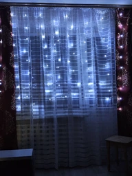 Гирлянда светодиодная Штора 200 LED 3х2 м Белый ( ) FG22 фото от покупателей 3