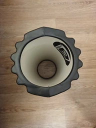 Масажний ролик EasyFit Grid Roller EF11 33 см помаранчевий у чохлі (ролер, валик, циліндр для МФР та йоги, масажер для спини, ніг, рук, шиї)