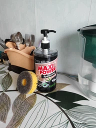 Средство для мытья посуды Maxi Power Черный уголь 1 л (4823098411796) фото от покупателей 3