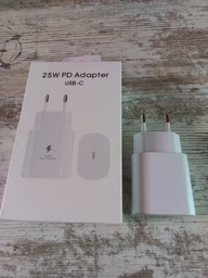 Швидка зарядка 25W для Samsung Galaxy Super Fast Charging PD type-C EP-TA800-11, зарядний пристрій black фото от покупателей 2