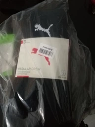 Набор женских носков высоких хлопковых Puma Crew Sock 88035504 35-38 3 пары Antracite (8713537320115) фото от покупателей 1