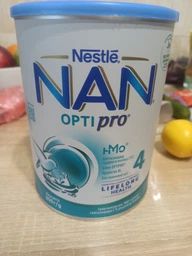 Смесь молочная сухая NAN 4 Optipro с 5 олигосахаридами и L. Reuteri для детей от 18 месяцев 800 г (8445291444225) фото от покупателей 1