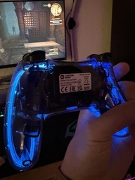 Беспроводной геймпад Canyon Brighter GPW-04 Wireless RGB 5in1 PS4/Xbox360 Crystal (CND-GPW04) фото от покупателей 6
