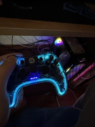 Беспроводной геймпад Canyon Brighter GPW-04 Wireless RGB 5in1 PS4/Xbox360 Crystal (CND-GPW04) фото от покупателей 4