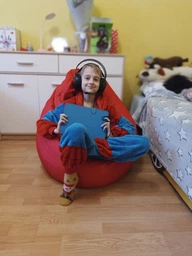 Кресло мешок груша 120х85см Зеленый фото от покупателей 13