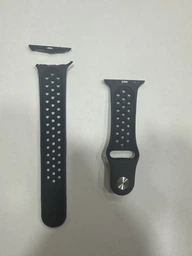 Силиконовый ремешок Fruct Nike Sport Band for Apple Watch 42/44/45/46/49 mm Black Gray фото от покупателей 19