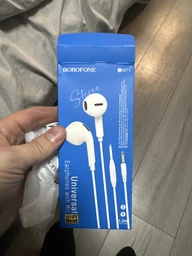 Навушники Borofone BM71 Light song з мікрофоном Black
