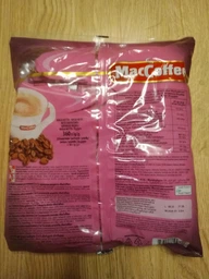 Кавовий напій кава розчинна MacCoffee 3в1 з ароматом Амаретто 20шт * 18г фото от покупателей 1