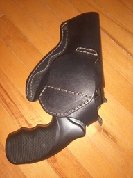 Кобура Beneks для Револьвер 3 поясна не формована з кліпсою Шкіра Чорна