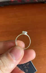 Серебряное кольцо с фианитом 18,5 р