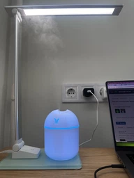 Зволожувач повітря ультразвуковий USB Colorful Humidifier білий фото от покупателей 4