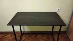 Стіл розкладний Моріс Ferrum-decor 750x1000x600 Чорний метал ДСП Кашемір 16 мм (MORI1013)