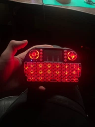 Клавиатура для телевизора KEYBOARD беспроводная с подсветкой (Через USB адаптер) Черная (893391) фото от покупателей 8