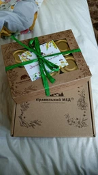 Набор подарочный ТМ Правильный мед «Медовые десерты» фото от покупателей 1