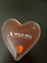 Карманная грелка-сердце для рук Wild Hill Hand Warmer L многоразовая красная (10,7*10,2 см)