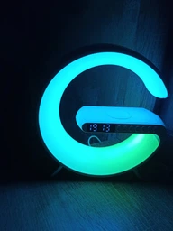 Ночник лампа Smart Light Sound Machine с беспроводной зарядкой Bluetooth колонкой G-Smart фото от покупателей 8