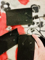 USB Нагрівальні елементи для жилета, куртки, термобілизни 5в1 з кнопкою, 3 режими обігріву 50-60С 5V/2A