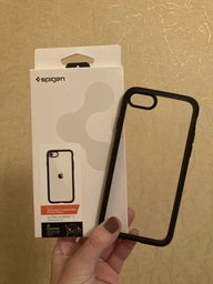Чохол протиударний Spigen Ultra Hybrid для Iphone 7/8/SE 2020/2022 Crystal Clear Прозорий 042CS20927 фото від покупців 6
