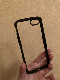 Чохол протиударний Spigen Ultra Hybrid для Iphone 7/8/SE 2020/2022 Crystal Clear Прозорий 042CS20927 фото від покупців 5