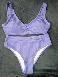 Купальник жіночий роздільний в рубчик Z.Five 86155 помаранчевий 46