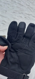 Рукавички тактичні сенсорні BDA; L/9; Хакі. Універсальні тактичні рукавички з пальцями. Армійські рукавички